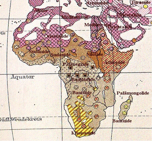 ancient african tribes map